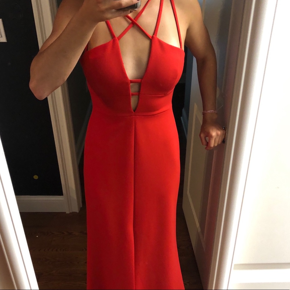 Gorgeous Red BCBG MaxAzria Gown